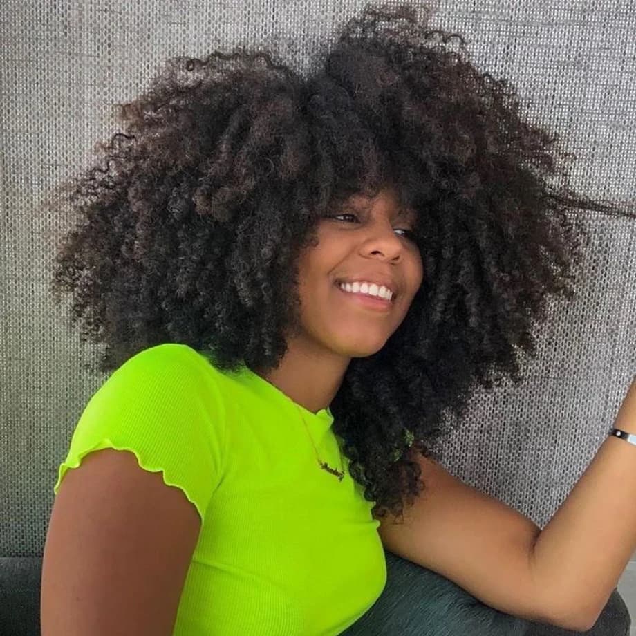 perruque afro naturelle humain, perruque boucle with bang, 180% 220% perruque Afro cheveux humains avec frange pleine Machine faite perruque de