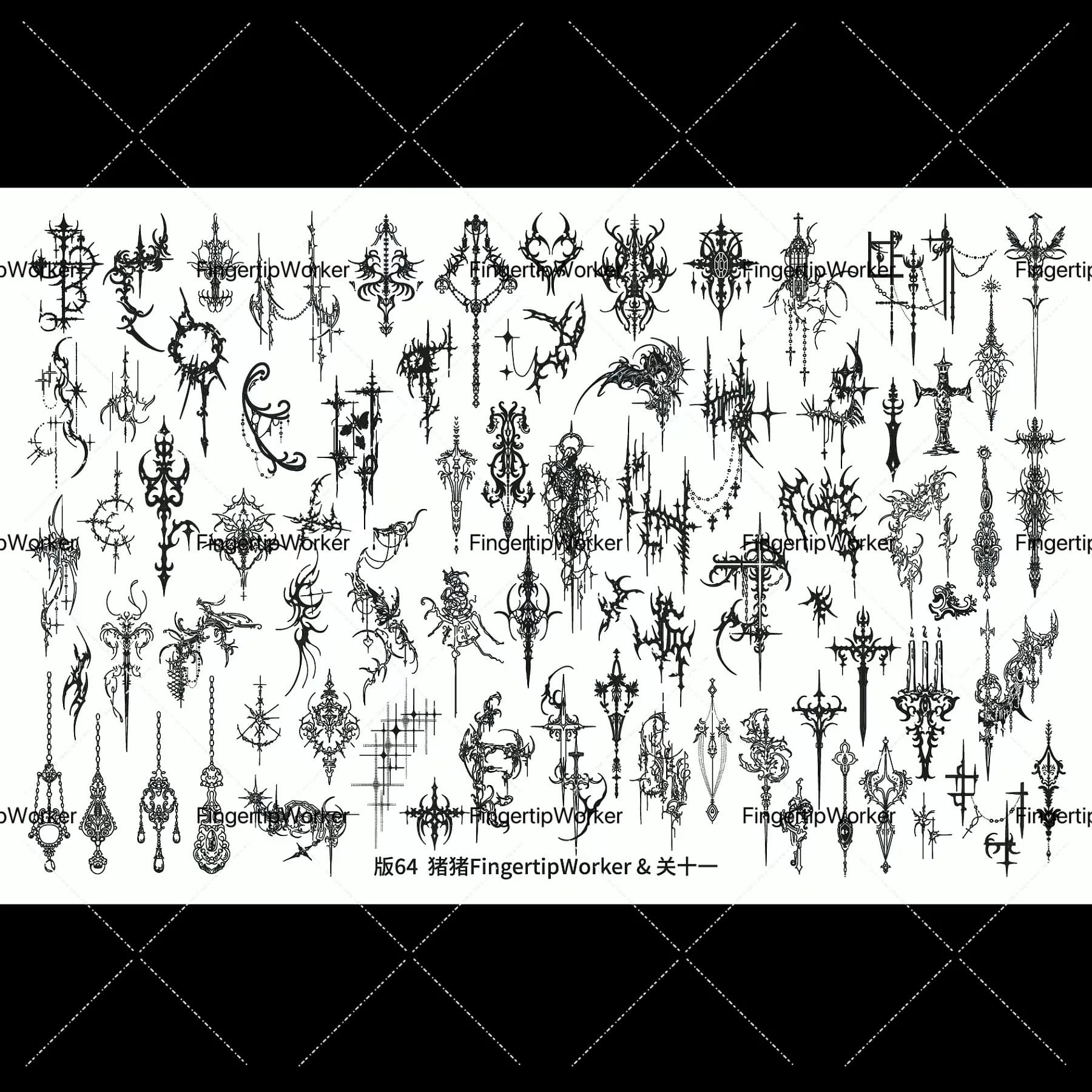 Moule en silicone étoile à cinq branches pour nail art, estampage, style rétro, punk, mini papillon, phalaenopsis, dentelle, moule 3D en silicone