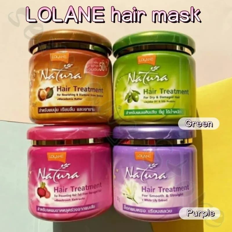 LOLANE masque capillaire revitalisant grande capacité 500g soin hydratant et lissant réparation du cuir chevelu permanente cheveux secs crépus
