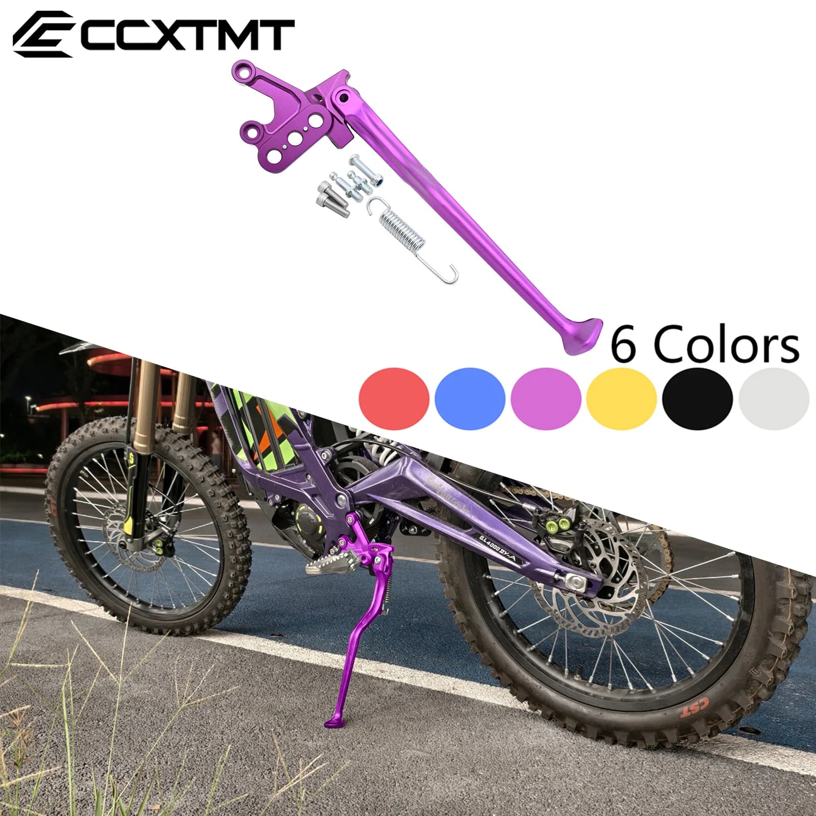 Support de stationnement pour vélo électrique et moto, support latéral, support de repose-pieds pour Surron sur-ron Light Bee & Light Bee X