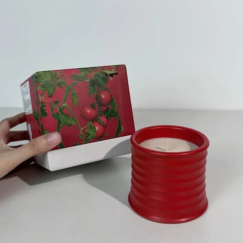 Produits de la série Blossom Tomato Leaf, bougies parfumées, coffret cadeau végétal