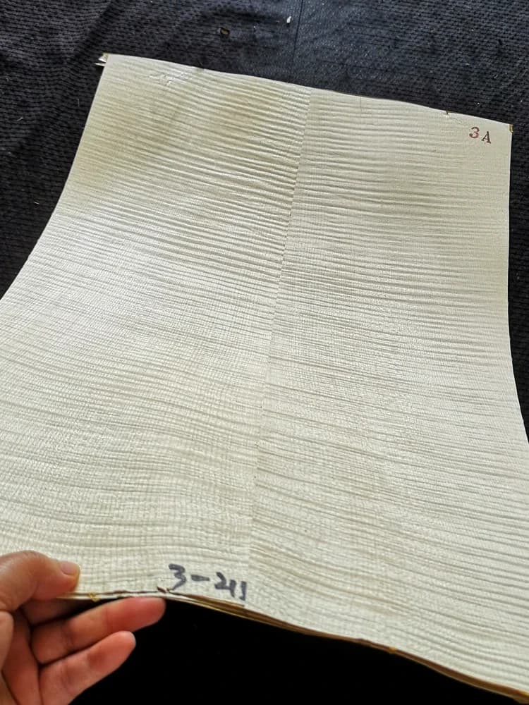 1 plaque de placage en bois d'érable tigré, bois d'origine, pour la fabrication de guitares, accessoires de guitare 510*370*0.5mm
