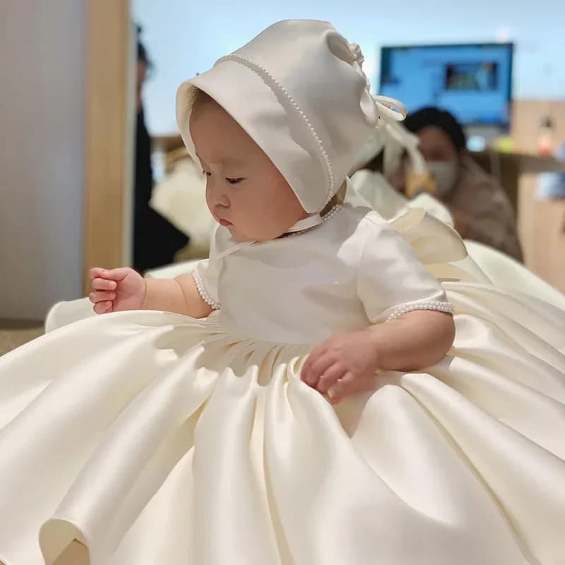 Eid – robe de premier anniversaire pour bébé fille, tenue de fête de noël pour nouveau-né, robe de bal Lolita, vêtements Boutique pour enfants