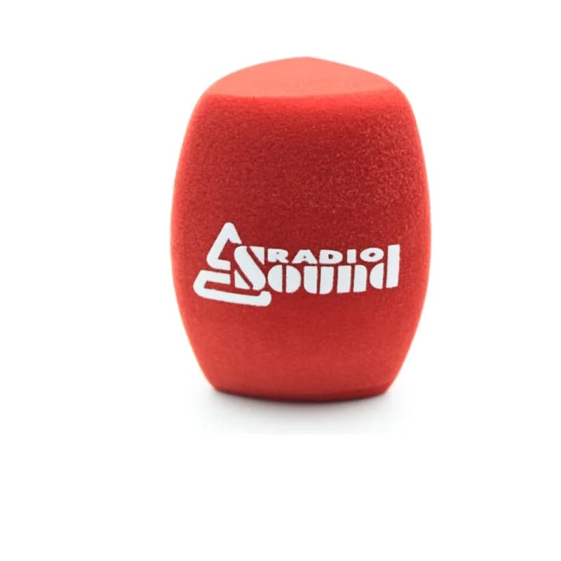Pare-brise en mousse pour micro personnalisé avec logo imprimé pour microphones d'interview portables, ouverture de 40 mm