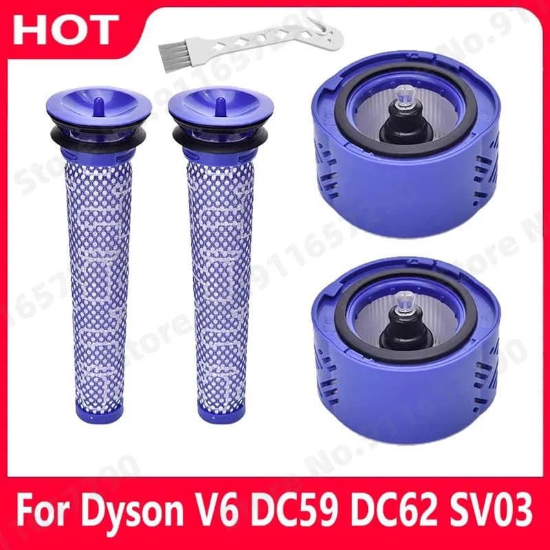 Meilleur kit de pré-filtre et 2 filtres HEPA pour aspirateur balai sans fil Dyson V6 Absolute. Remplace la pièce