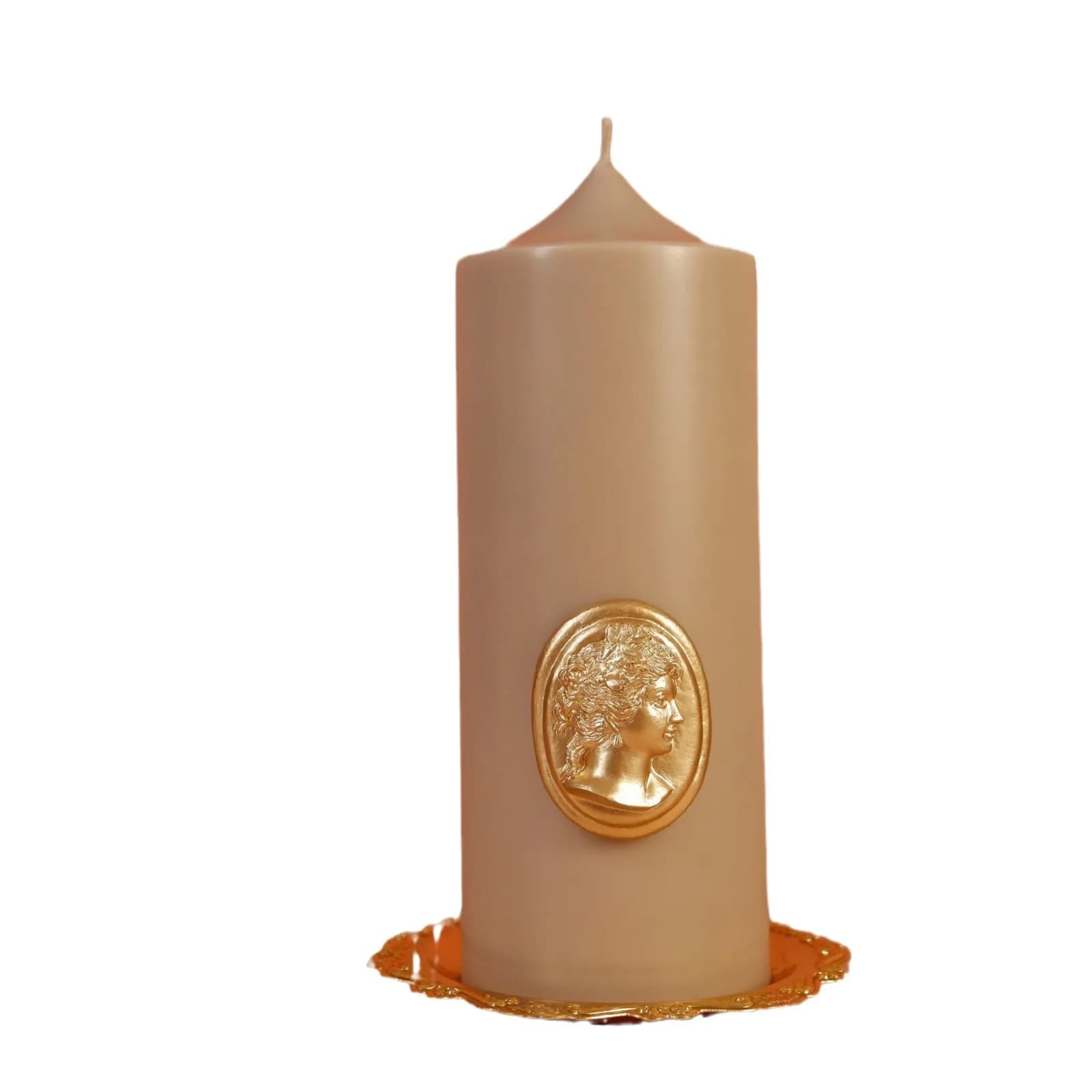 Bougie d'aromathérapie en cire de soja, nouvelle série rétro marron nu, vie texturale, atmosphère esthétique, faite à la main, cadeau