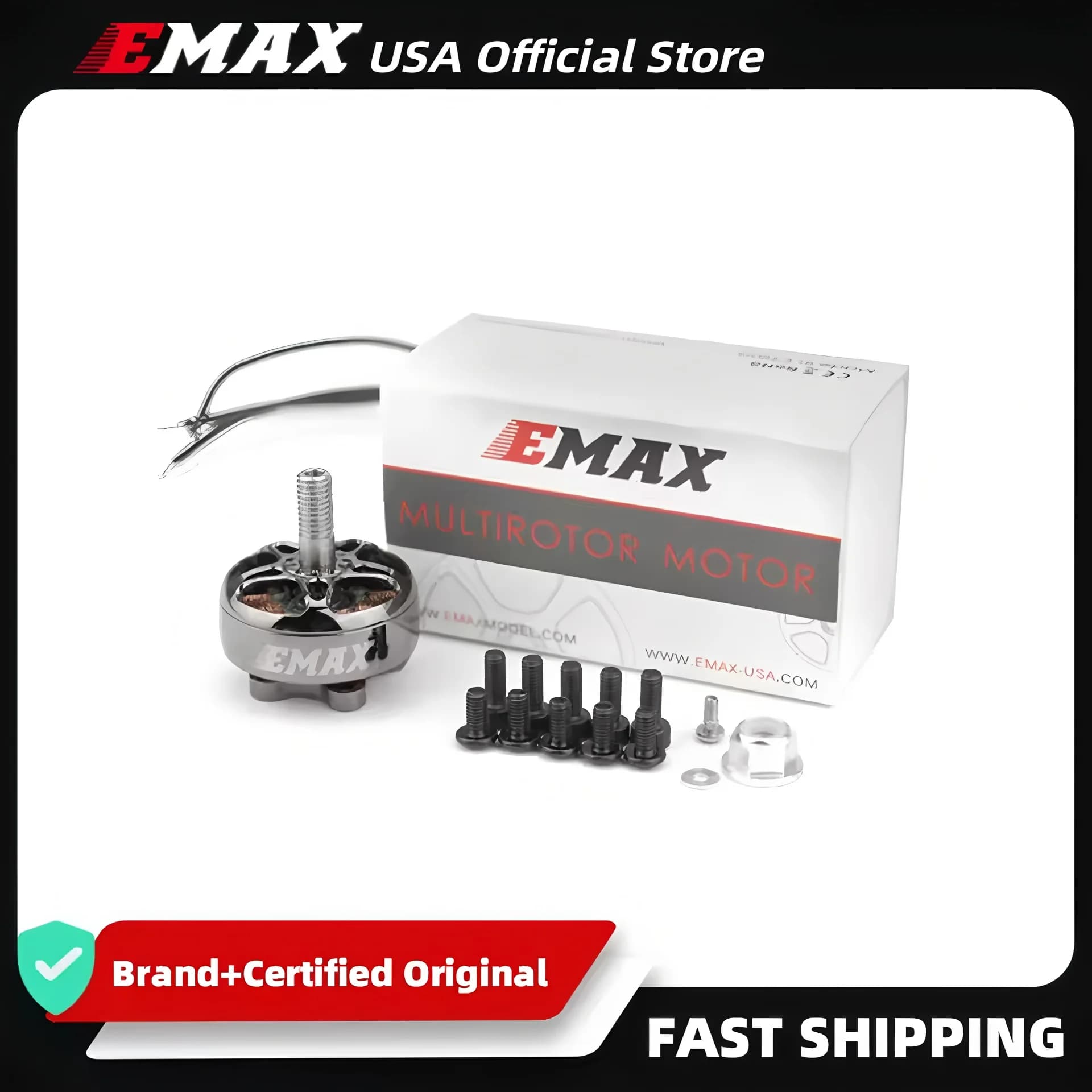 Moteur sans balais pour importateur RC FPV Racing, EMAX 35% II Series 2306 6S 1700KV, 1900KV, 4S 2400KV, 1 pièce, 2 pièces, 4 pièces
