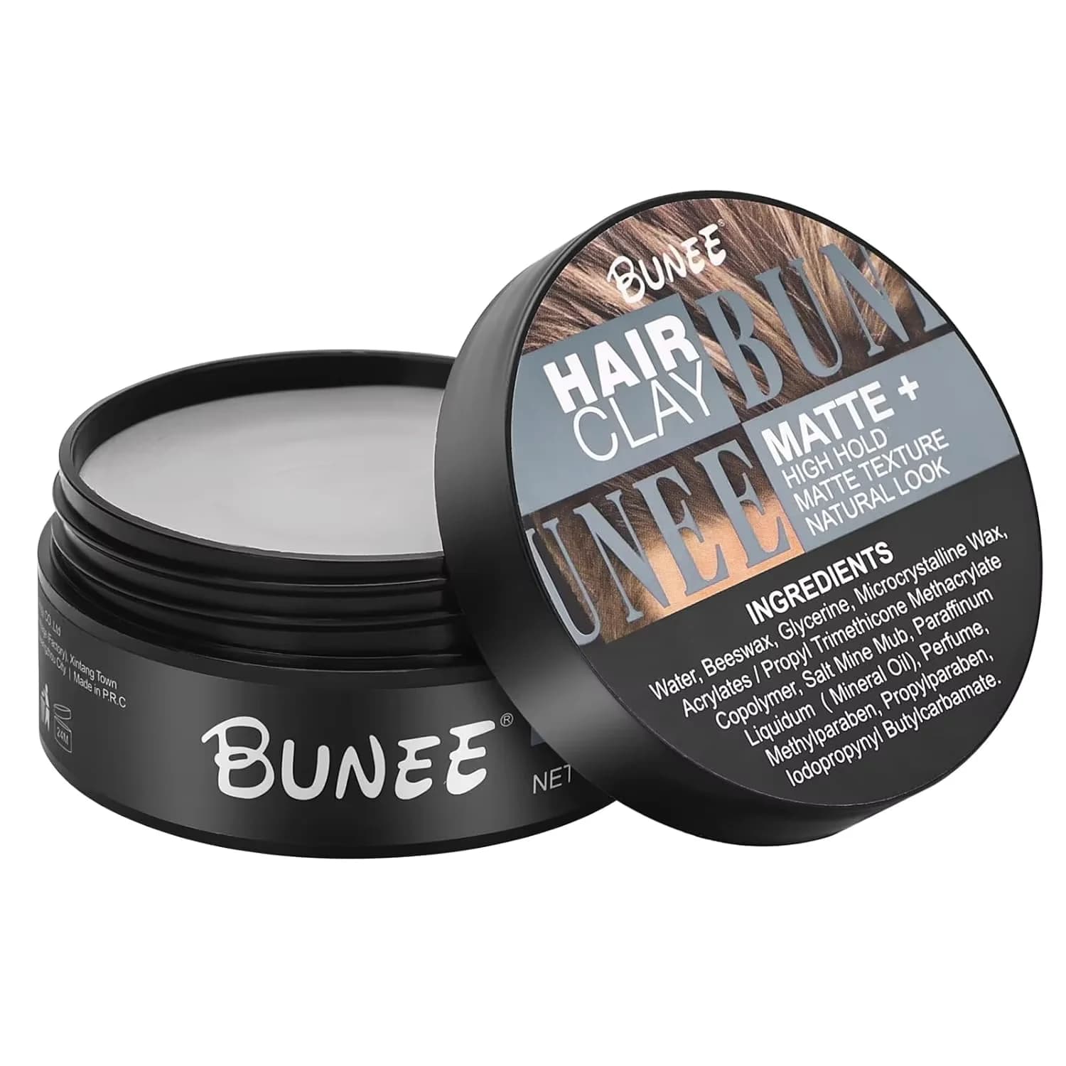 Pâte à cheveux finition mate pour hommes, à base d'eau, Texture mate, coiffeur, pommade en argile, idéale pour tous les cheveux masculins