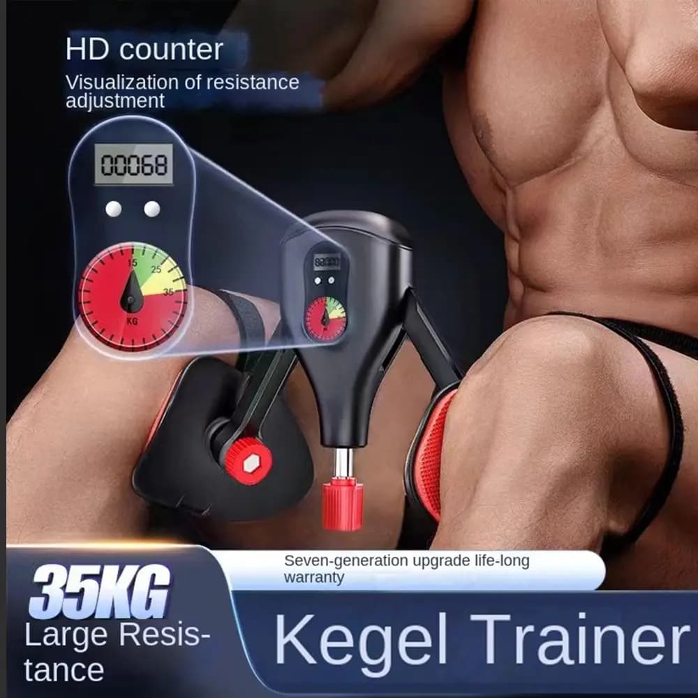 Entraîneur musculaire du plancher pelvien pour femmes et hommes, rotation à 360 degrés, visuel réglable, antidérapant, équipement