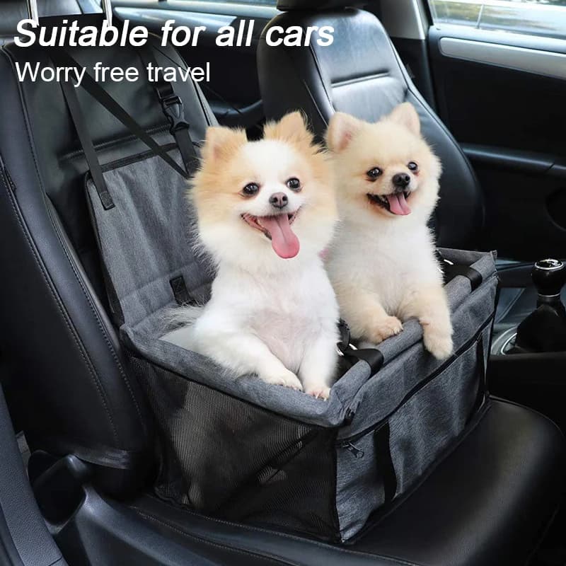 Coussin de siège de voiture pour animaux de compagnie, sac suspendu amovible et lavable, siège de sécurité, lit pour animaux de compagnie, tapis