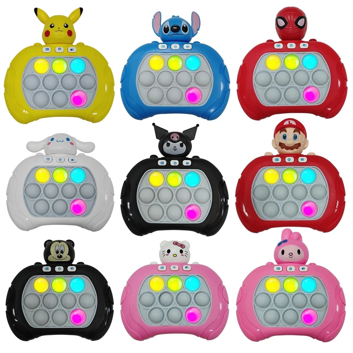 Jeu électronique Pop It Pro Spider-Man 2026 : Jeu rapide à bulles anti-stress léger pour adultes et enfants – Cadeau idéal