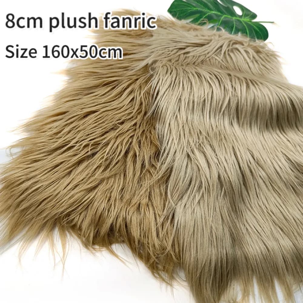 Sewbato-Tissu en Peluche pour Chaise, Imitation Fourrure, Couture de Vêtements Faits à la Main, Cosplay, 8cm