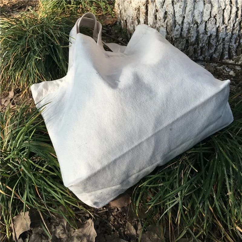 5 pièces toile sac à provisions pliable fourre-tout épaule voyage plage sac décontracté écologique
