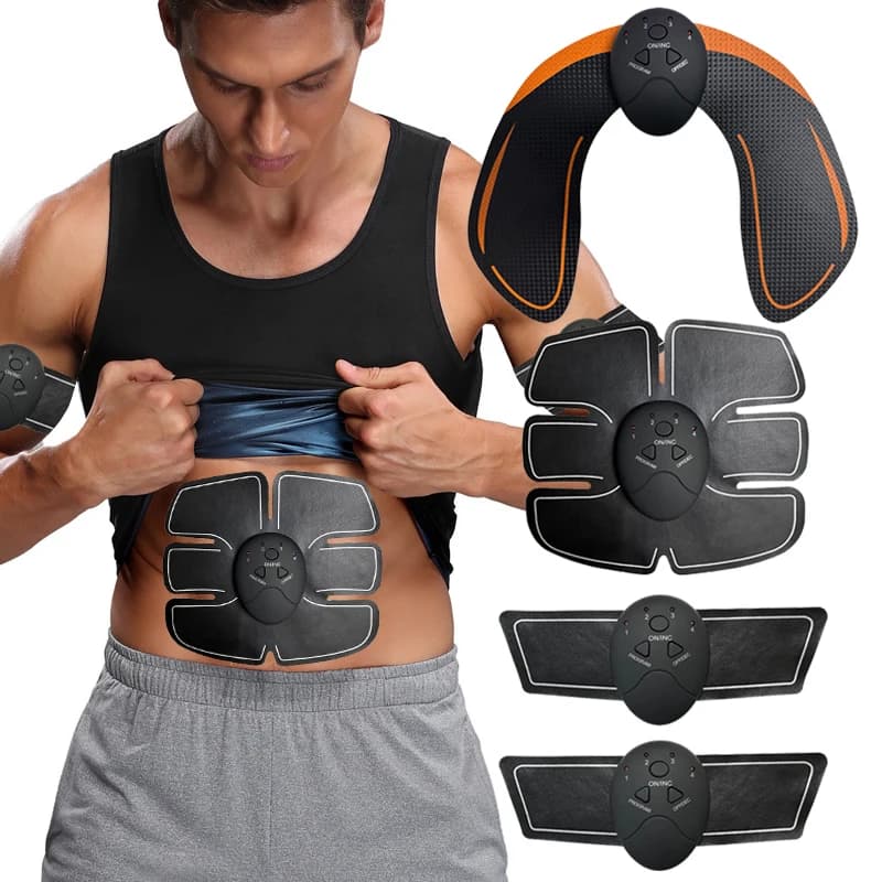 EMS-Appareil électrique de massage amincissant, tonifiant pour les muscles, les abdominaux, les bras, les jambes et les hanches, perte de poids