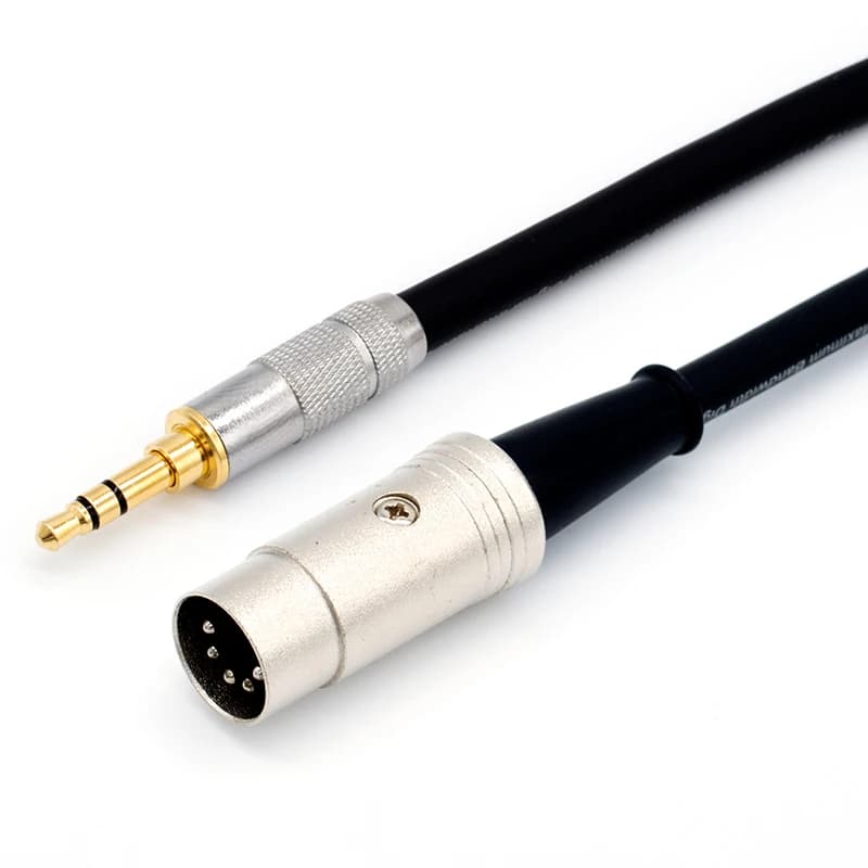 Mini stéréo TRS vers MIDI, Angle droit de 90 degrés, 3.5mm, câbles DIN à 5 broches, prises Audio Mini TRS, clavier MIDI