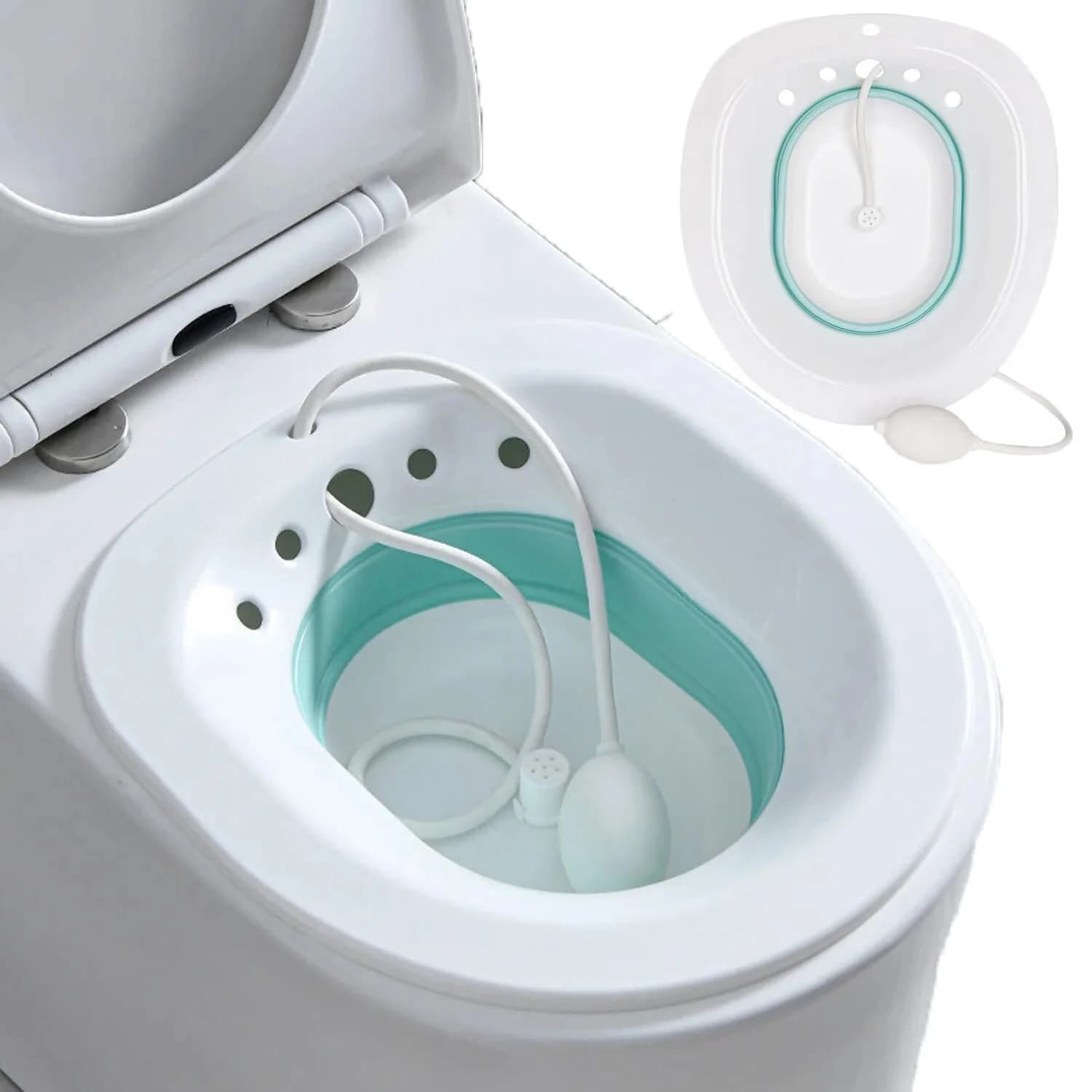 Bassin d'allaitement de toilette pliant maternité femmes enceintes Bidet fesses privées siège de rinçage confortable soulagement de la douleur