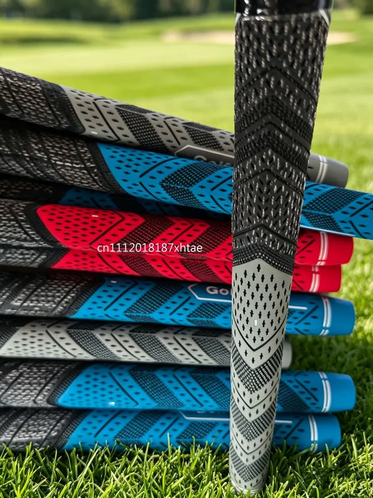 Lot de 10 poignées de golf standard de taille moyenne, classiques Mc C PLUS 4, avec demi-cordon, en caoutchouc antidérapant, universelles pour fer