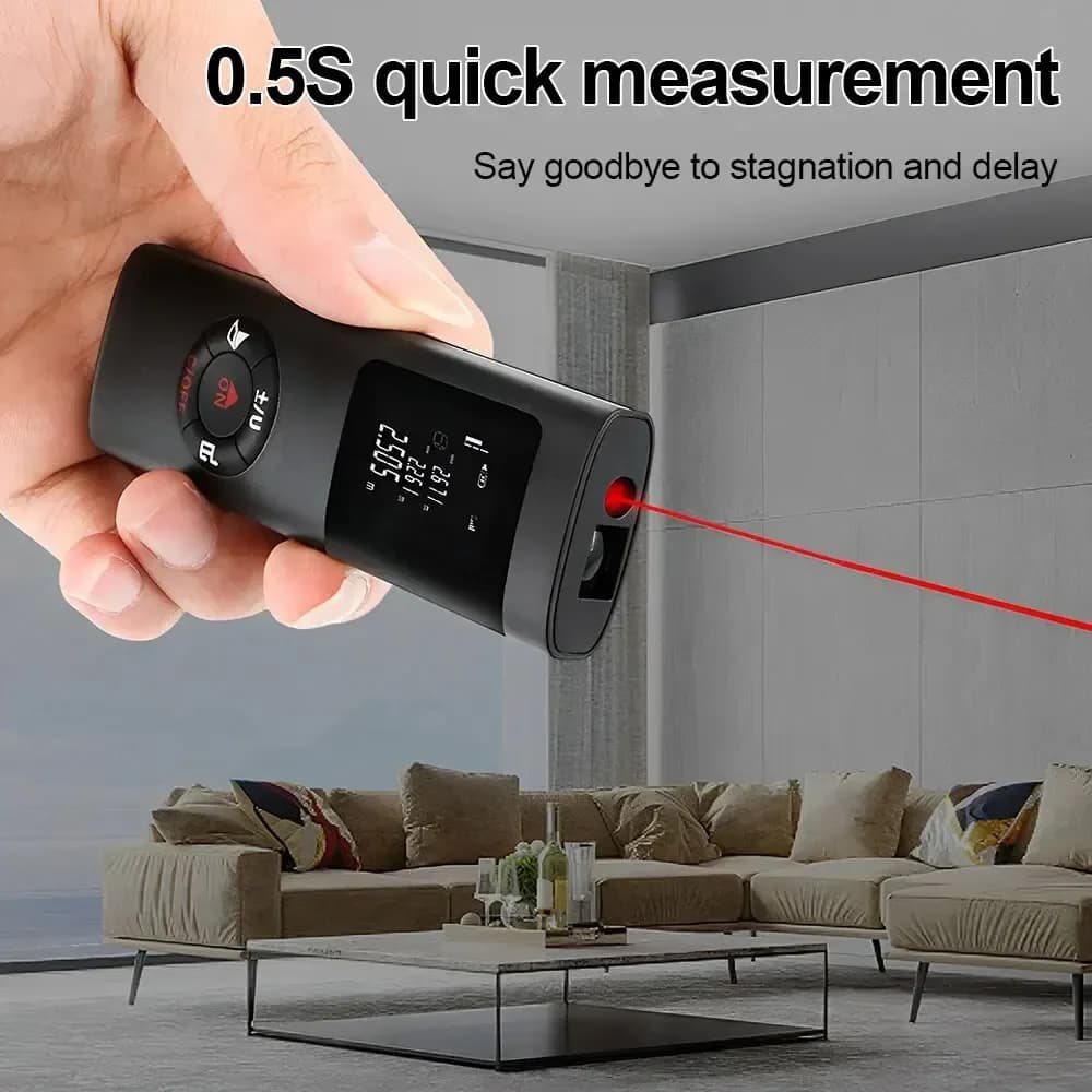 40 M/60 M Mini télémètre Laser intelligent mesure télémètre infrarouge USB Rechargeable Portable télémètre Laser outils