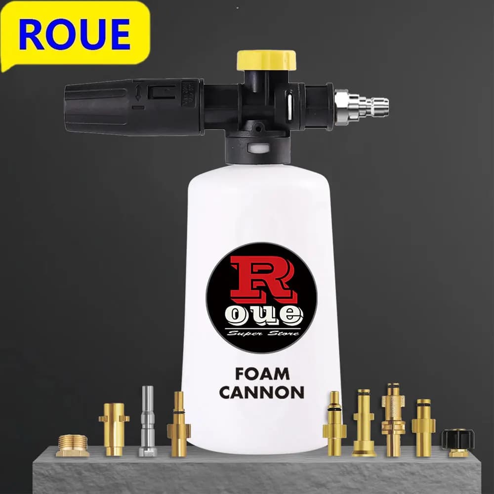 Pistolet de lavage de voiture en mousse, canon à neige adapté à Huter Nilfisk Parkside Lavor Karcher K2 K3 K4 K5 K6 K7, pistolet à eau, nettoyeur