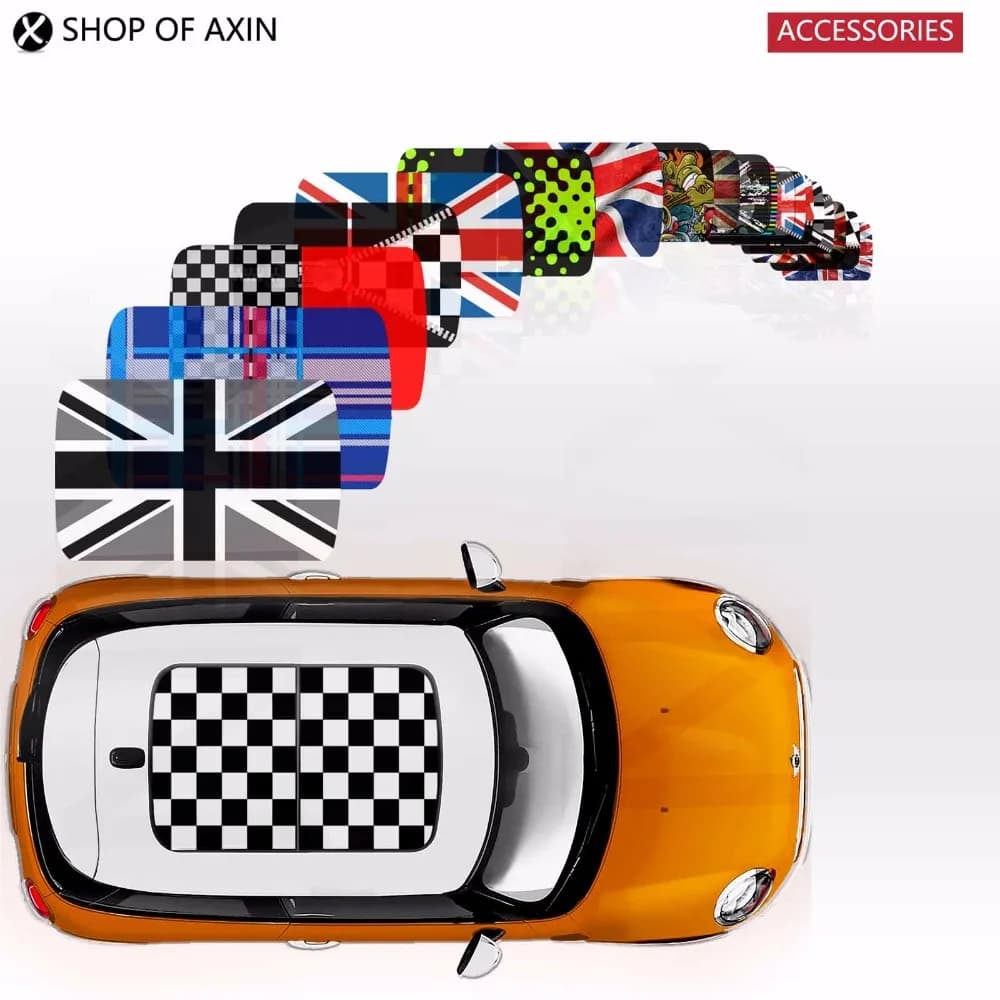 Paileco – autocollants graphiques de toit ouvrant pour mini Cooper clubman countryman, toit rigide R50 R53 R55 R56 R60 R61 F54 F55 F56 F60