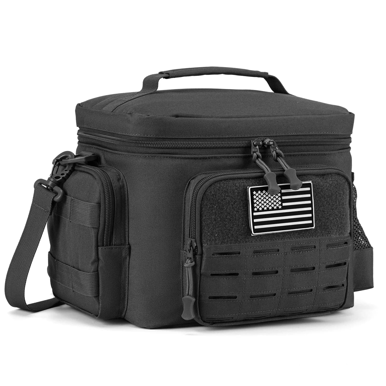 Sac isotherme thermique tactique pour hommes, boîte à déjeuner robuste pour l'extérieur, sac à déjeuner Durable isolé étanche pour le travail,