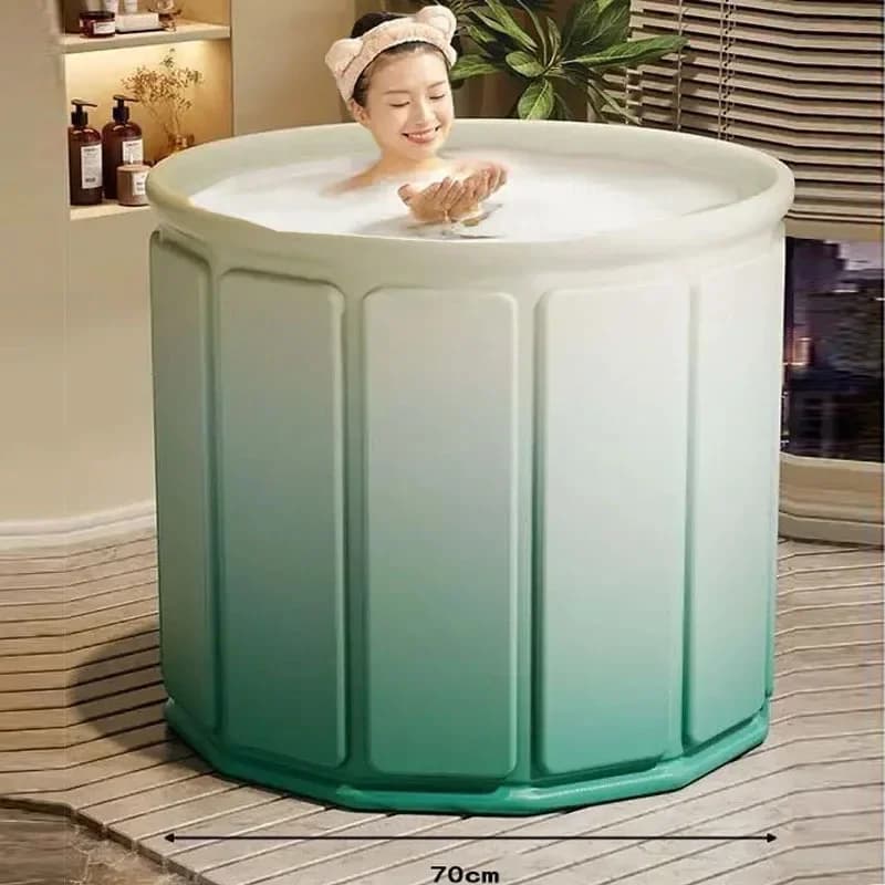 Baignoire pliable directe d'usine, baignoire épaisse en PVC écologique, baignoire Portable pour enfants et adultes