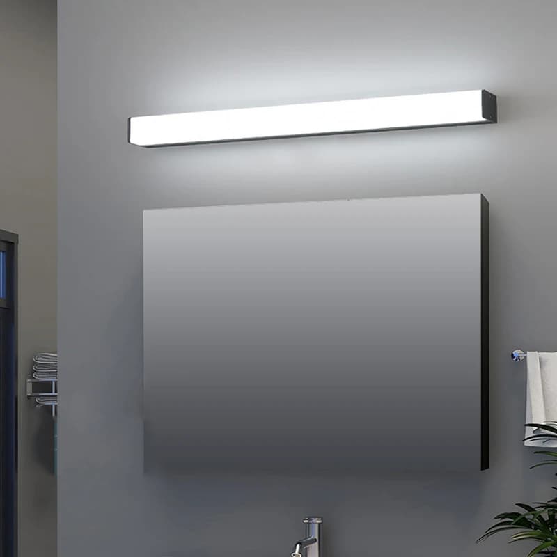 Applique murale LED pour décoration intérieure, style moderne et simple, salle de bain, chambre à coucher, lampes de coiffeuse, longues bandes,