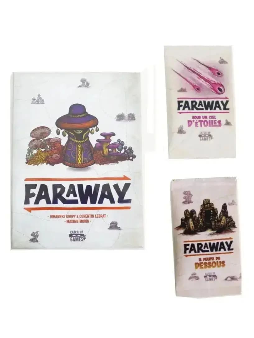 Jeu de société Faraway pour 2 à 6 joueurs, jeu de table amusant pour les fêtes, divertissement entre amis, jeu de cartes de stratégie - Extension