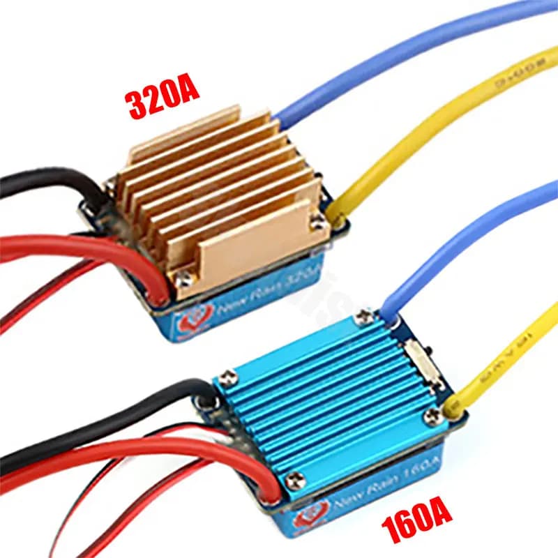 1 pièces étanche RC bateau 160A/320A ESC 380/450 contrôleur de vitesse de moteur brossé double Mode régulateur bande de frein pour 1/12 1/10 RC