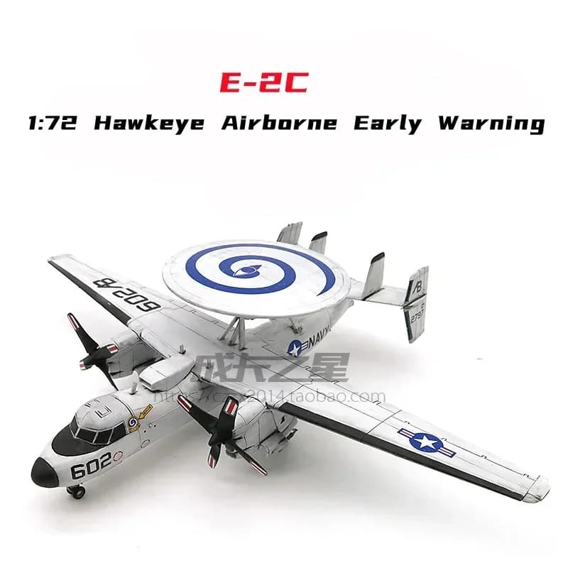 Modèle d'avion des états-unis, Hawkeye, avertissement précoce aéroporté, modèle d'assemblage, jouets militaires à monter soi-même, 1/72