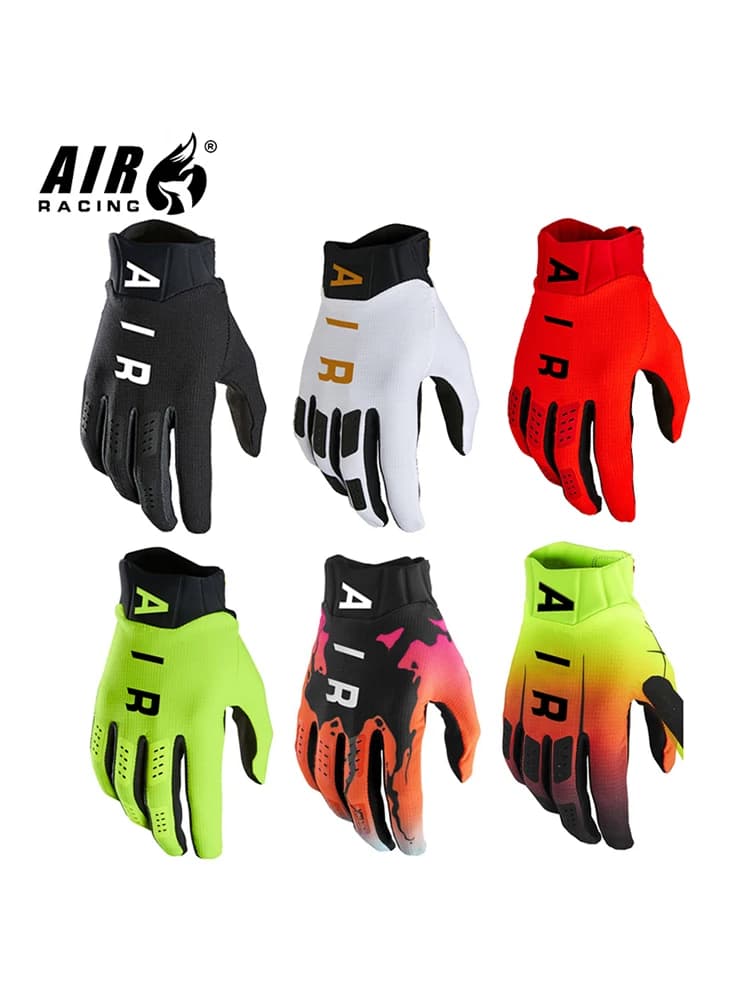 AIR 6 couleurs hommes gants de moto écran tactile VTT gants de vtt doigt complet Motocross course gants de protection