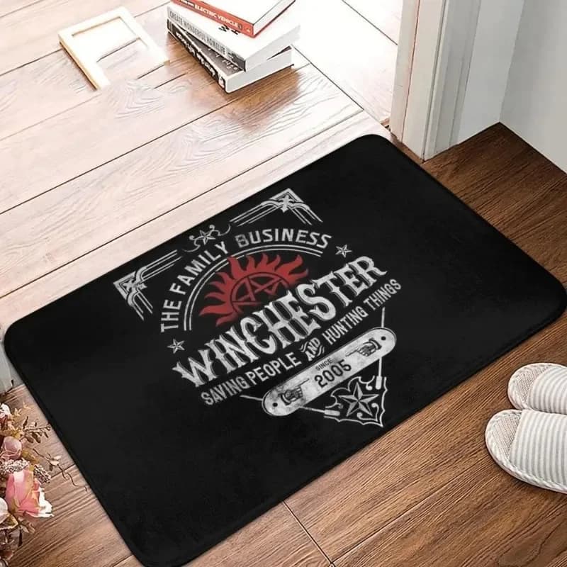 Tapis de sol surnaturel pour porte de salle de bain et cuisine, antidérapant, pour l'extérieur, TV, Wincherter Bros, paillasson d'entrée de jardin