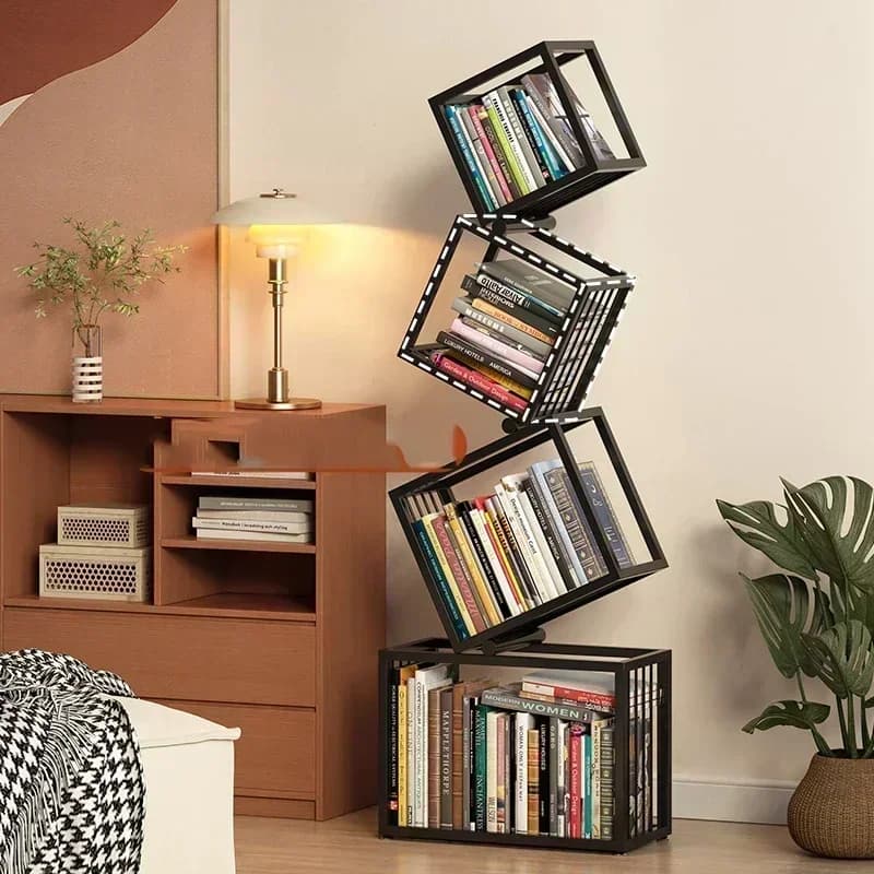 Alien – bibliothèque rotative pour salon, porte-revues créatif, esthétique, organisateur de livres d'images pour enfants, meubles de rangement