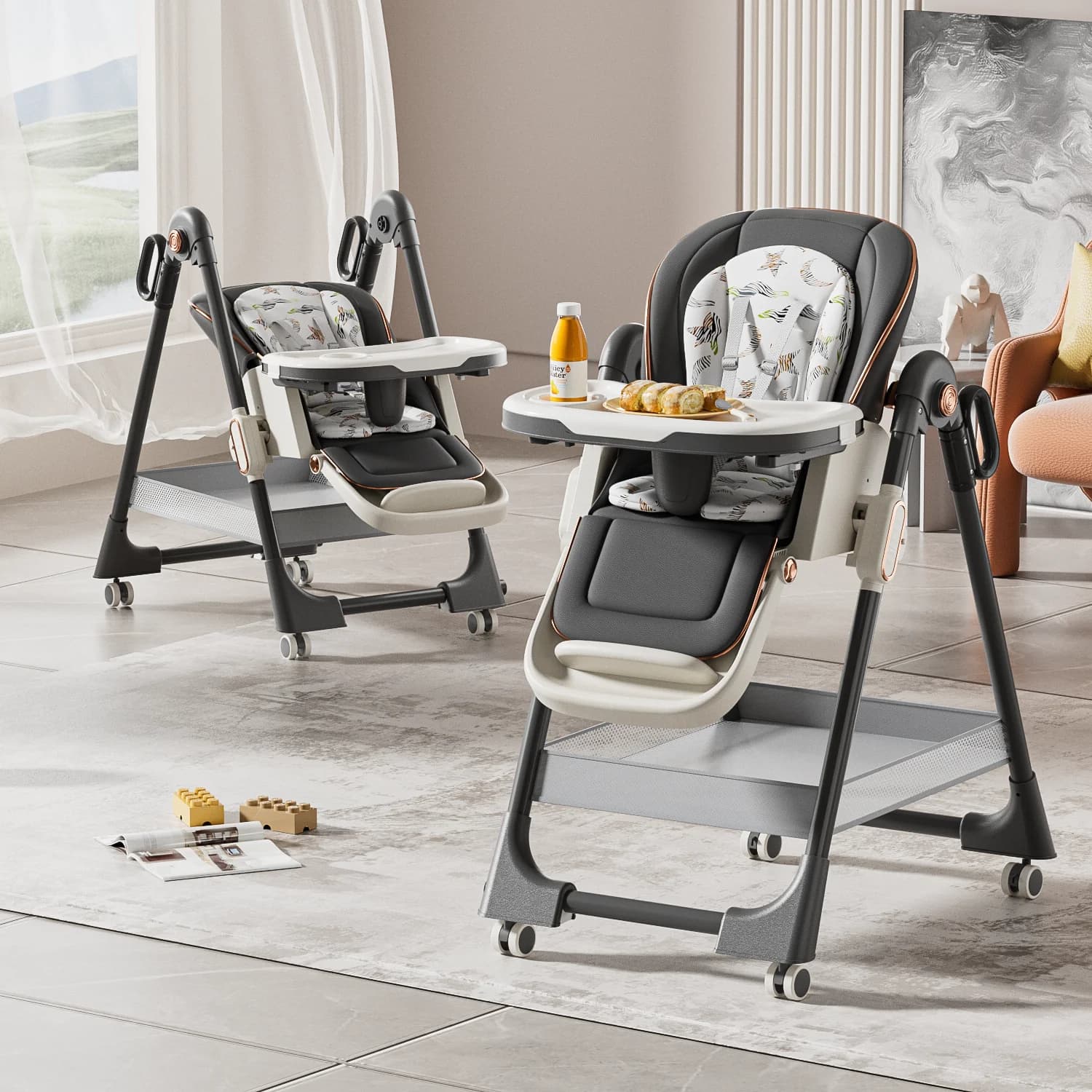 Chaise haute pliable pour bébé et enfant, siège de repas pour nouveau-né, articles pour bébés et jeunes enfants