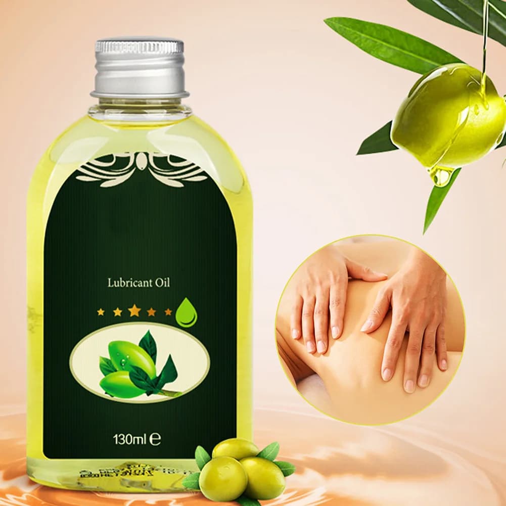 Huile de Massage lubrifiante d'olive huile lubrifiante érotique parfumée lubrifiant corporel relaxant apaisant
