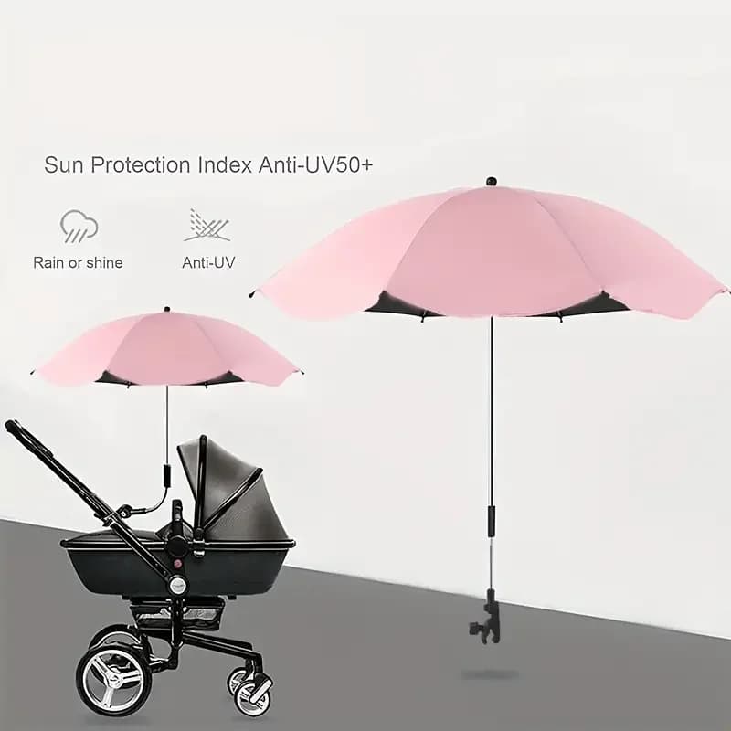 Parasol universel pour landau de bébé, pare-soleil réglable, pare-soleil Uv pour poussette, accessoires, pare-soleil, articles de Parasol portables