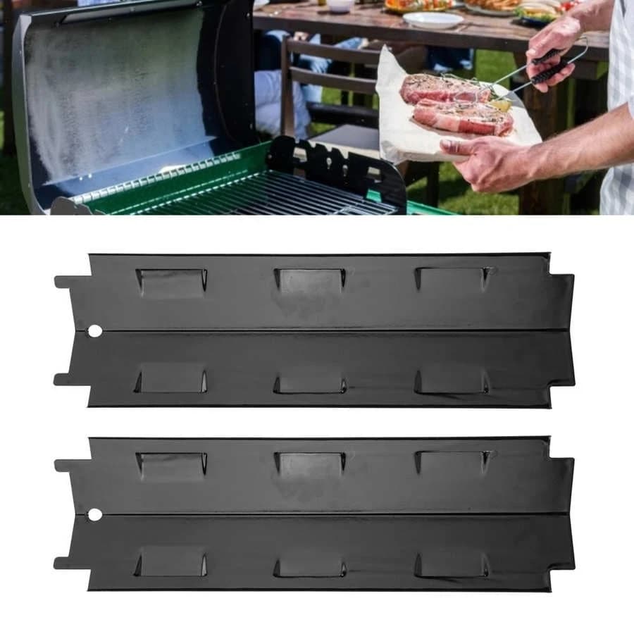 Plaque chauffante pour gril à gaz, 2 pièces, pièces de rechange pour tente thermique pour barbecue, pièces de gril Charbroil