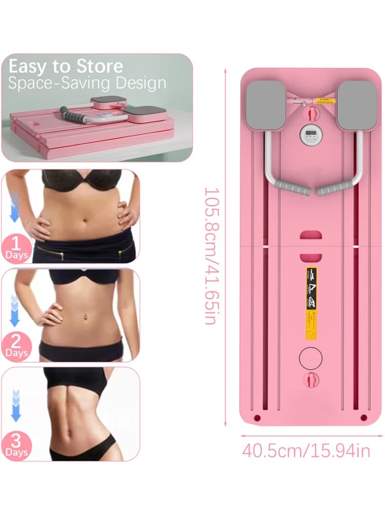 Planche de fitness multifonctionnelle, planche abdominale pliable, plaque de pompes, planche de Pilates, équipement de fitness pour le renforcement