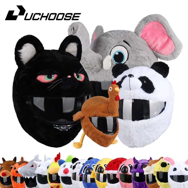 Chapeau de dessin animé de festival, housse de casque de moto, couverture de casque de vélo innovante, amusant en plein air, personnalisé, démon