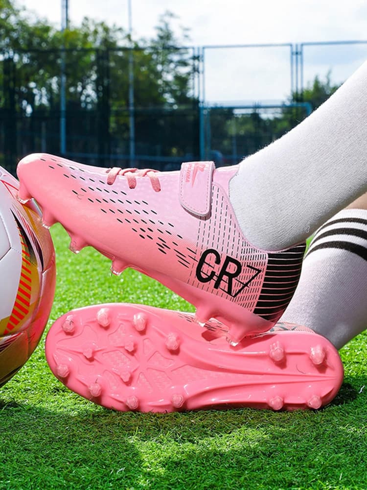 Nouvelles chaussures de football pour enfants, chaussures de sport d'extérieur, chaussures de football pour garçons et filles, chaussures de