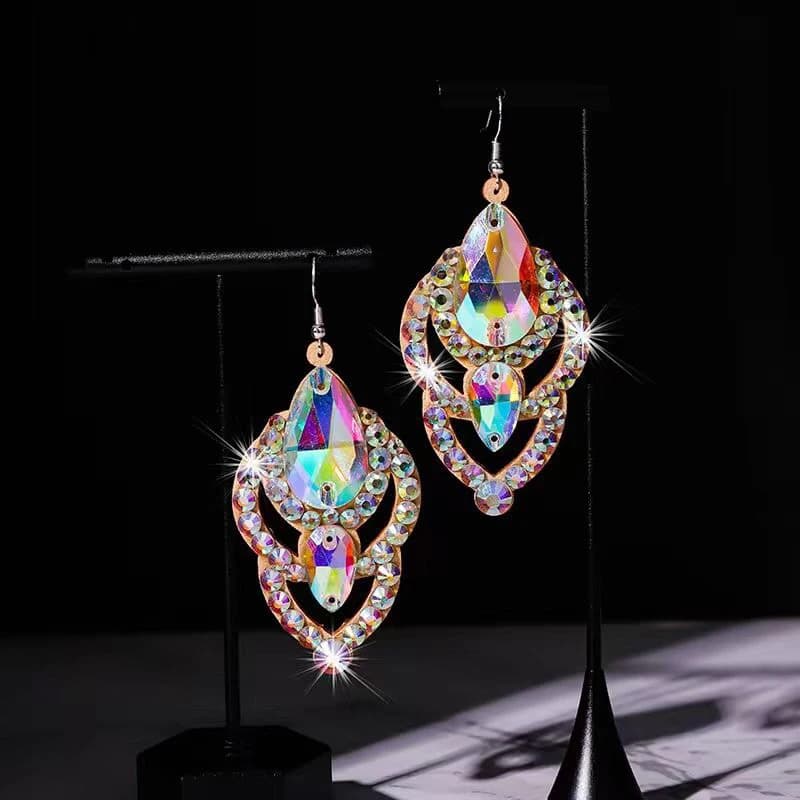 Accessoire de danse du ventre pour femmes et enfants, boucles d'oreilles de danse du ventre, accessoires pour filles, bijoux Bollywood, bijoux de