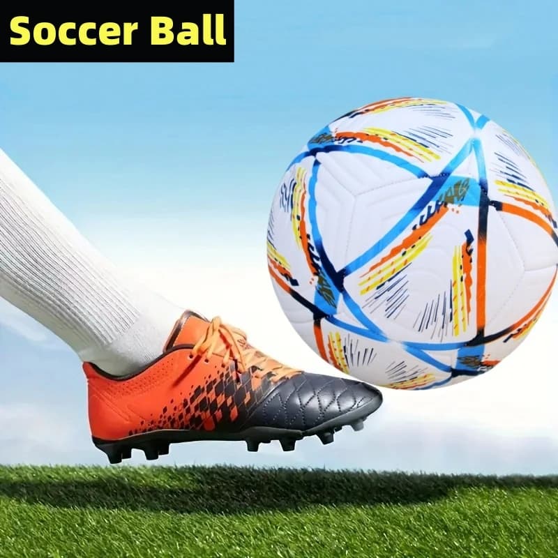 Balles de Football taille officielle 5 matériau PU entraînement de Match sans couture équipe de but de Football entraînement fonctionnel