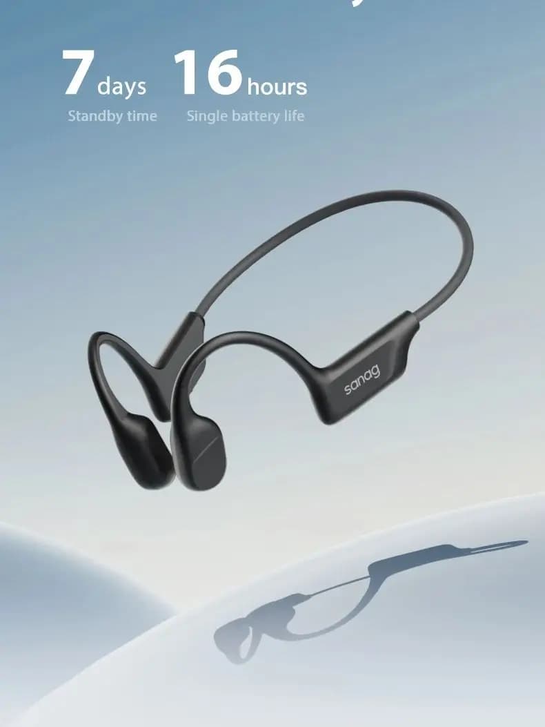 Sanag-Écouteurs à conduction Sophia B22s, 16 heures de lecture, IPX5, étanches, Bluetooth, Unvétérans wn 5.3, dynamique, champ sonore spatial,