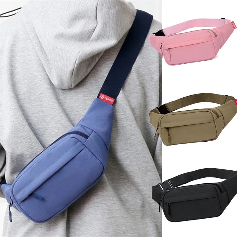 Hommes femmes taille sac Pack sac à main décontracté grand téléphone ceinture sac épaule bandoulière poitrine sac Fanny banane sac hanche