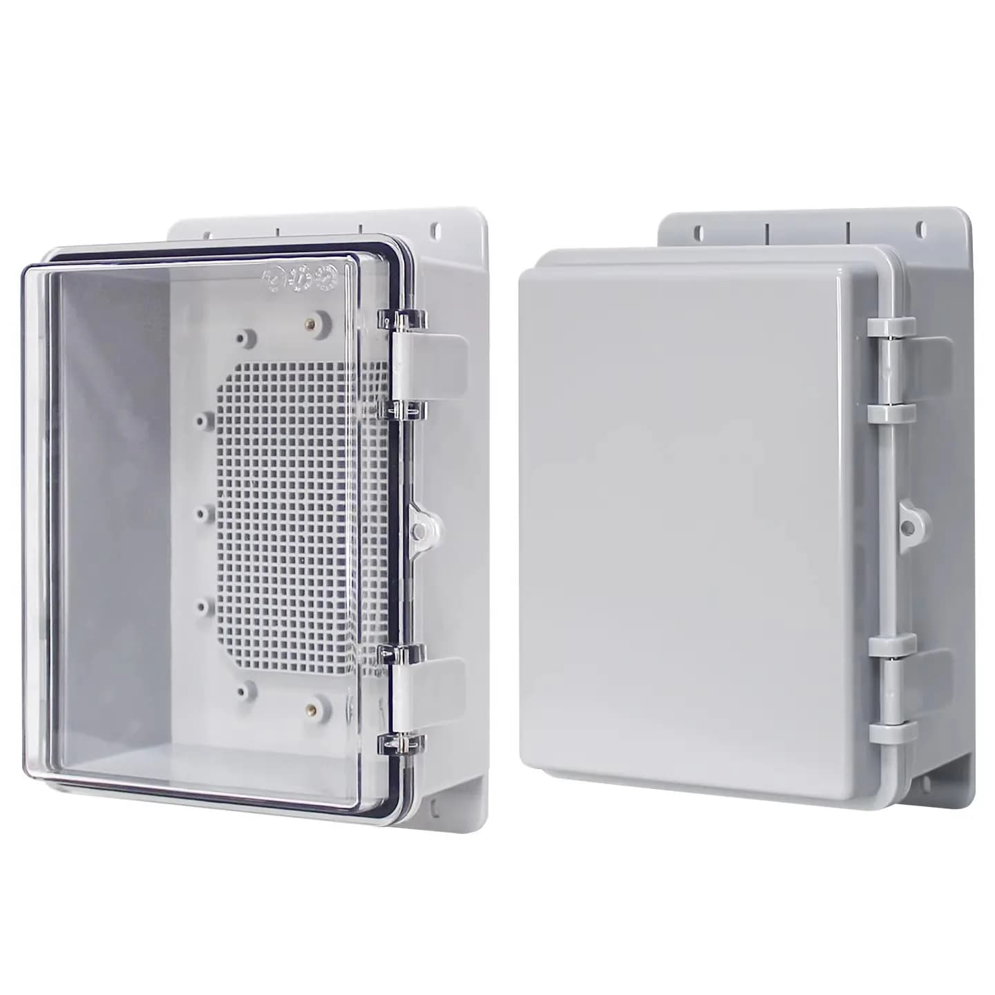 Boîte de distribution électrique étanche murale pour extérieur en plastique