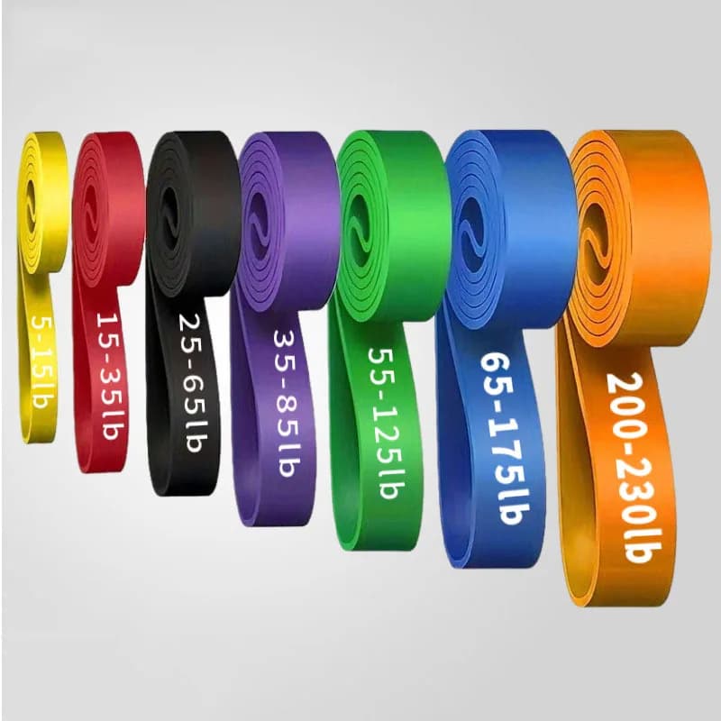 Bande de résistance robuste, ceinture élastique en Latex, aide à la traction pour l'entraînement Pilates, Fitness, exercice corporel en forme de