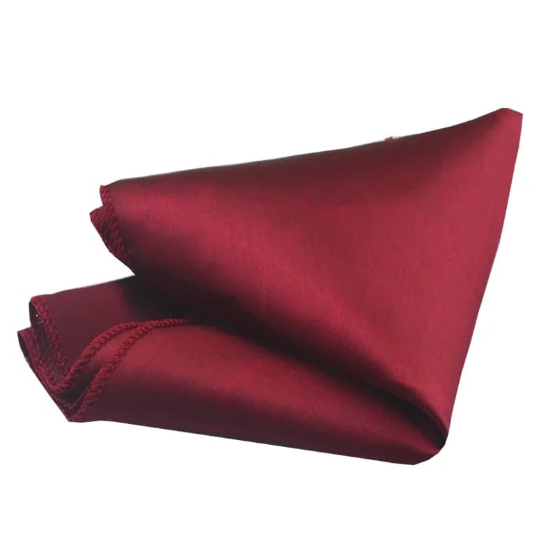 Mouchoir de poche en tissu satiné pour fête à la maison, serviettes carrées pour gril, mariage et anniversaire, hôtel et restaurant, 30cm, 50cm,
