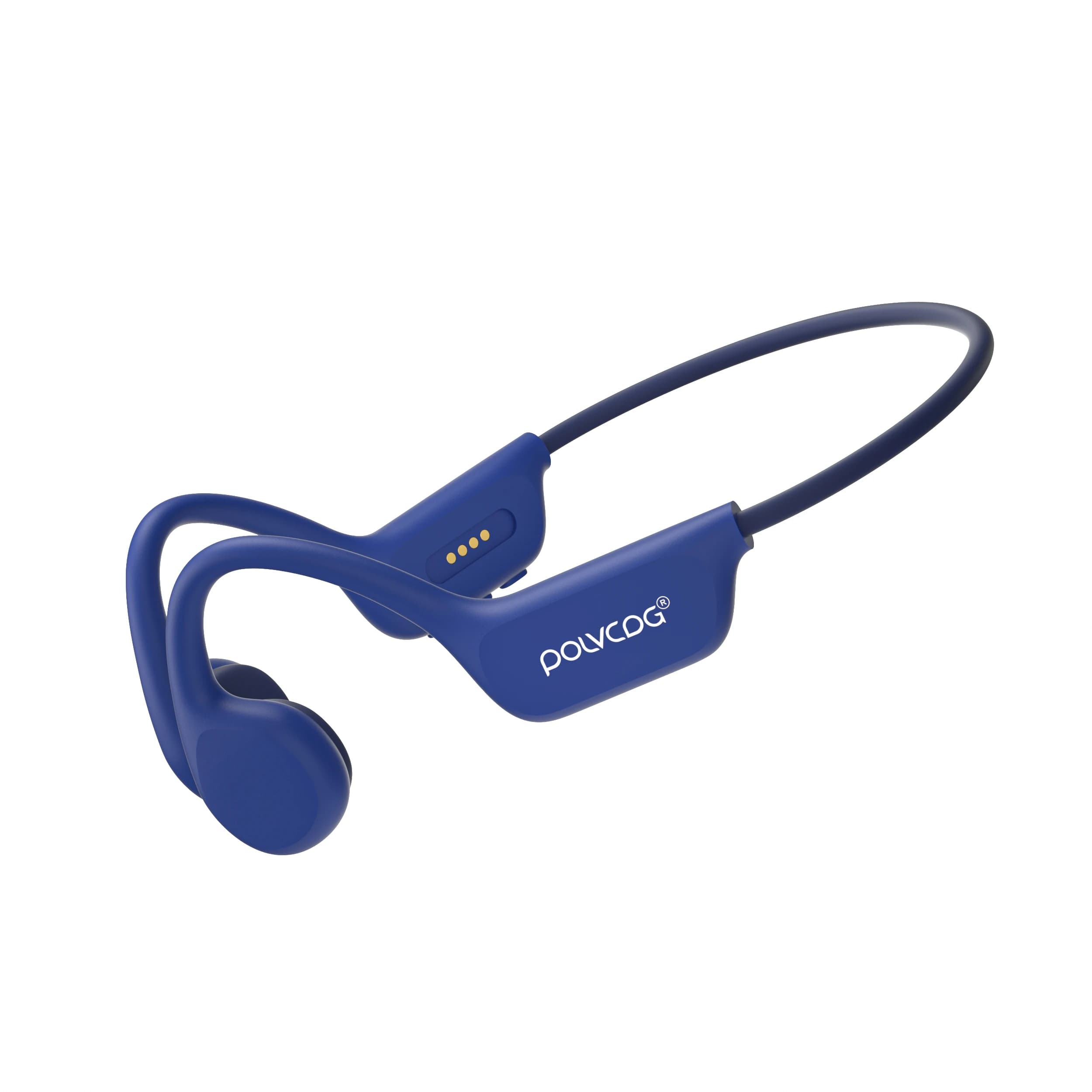 Casque à conduction osseuse POLVCDG IPX8 32 Go Bluetooth 5.3 sans fil avec microphone, étanche pour la natation, nouveauté 2024