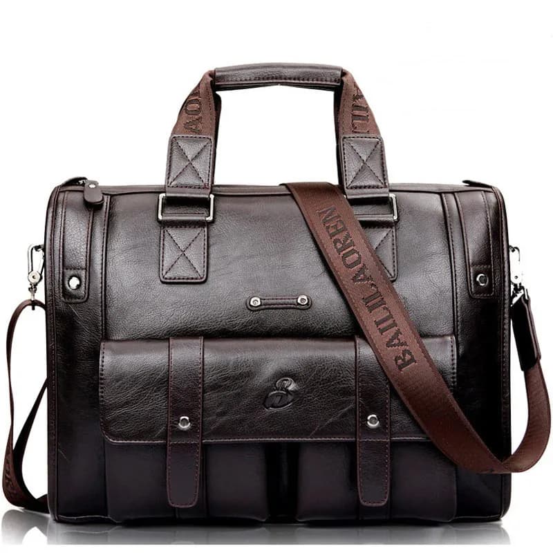 Porte-documents en cuir pour hommes, sac à main d'affaires de grande capacité, sacoches Vintage, sac à bandoulière pour ordinateur portable de