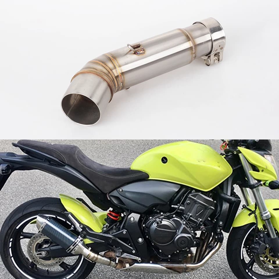 Pour Honda Hornet CB600F CB 600F 2007- 2013 Hornet CB600 silencieux d'échappement milieu CB600F lien tuyau d'échappement tuyau Slip-on